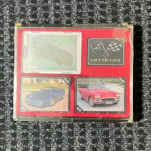Vintage Collector Corvette Vette Set Collector Card Set Never opened